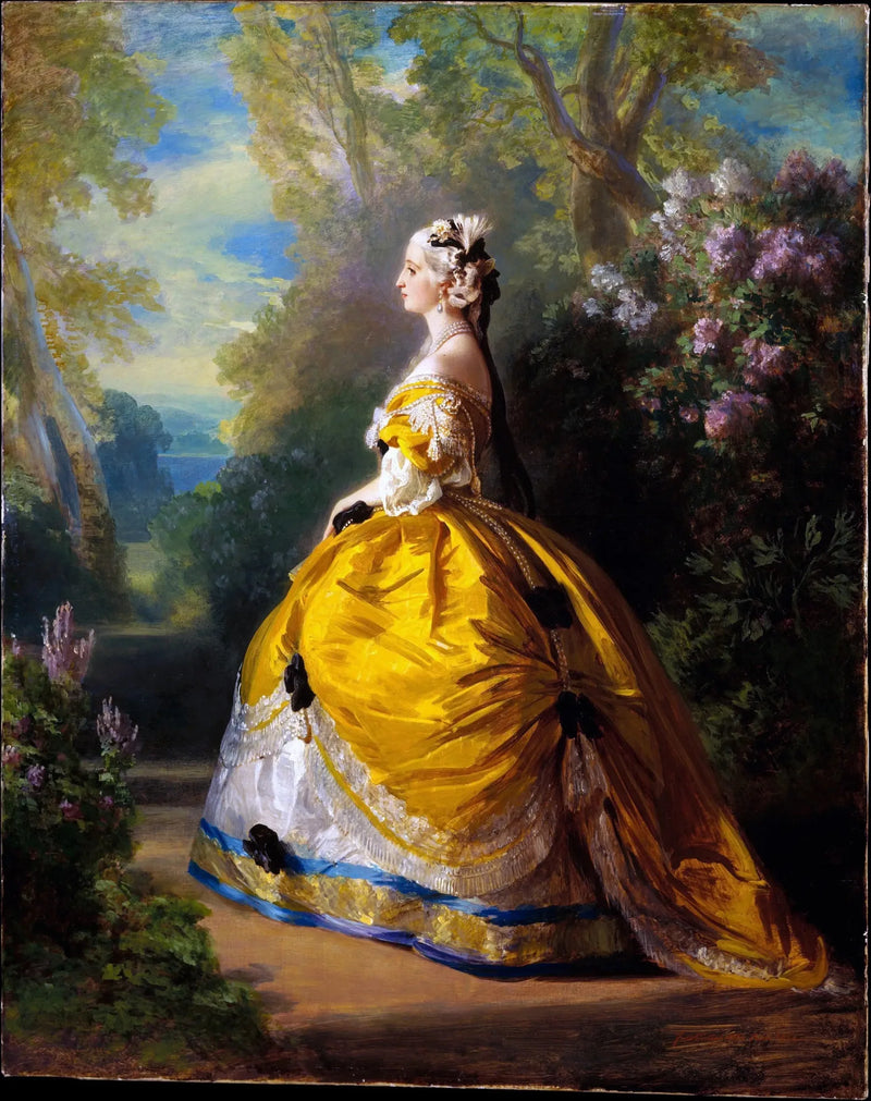 Die Kaiserin Eugénie an Marie-Antoinette - Franz Xaver Winterhalter
