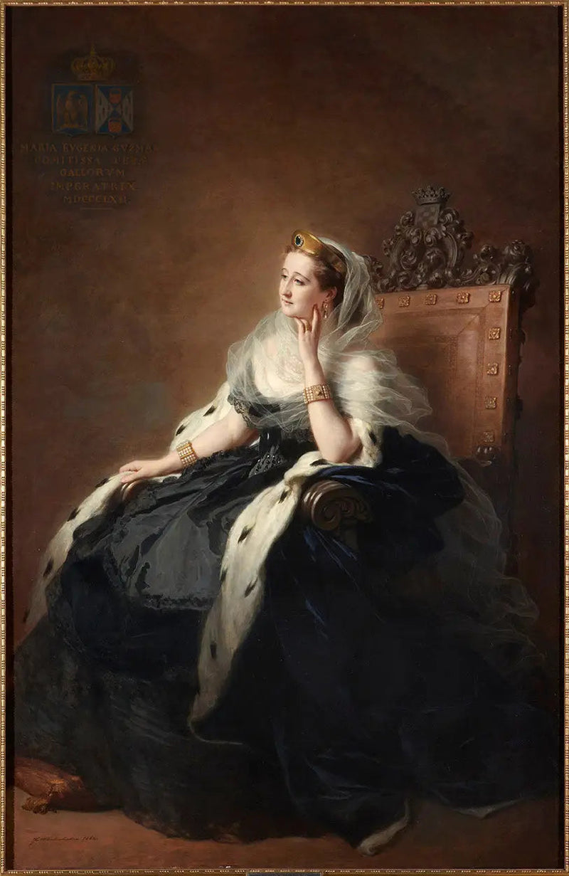 Die Kaiserin Eugénie in Hofkleidung - Franz Xaver Winterhalter
