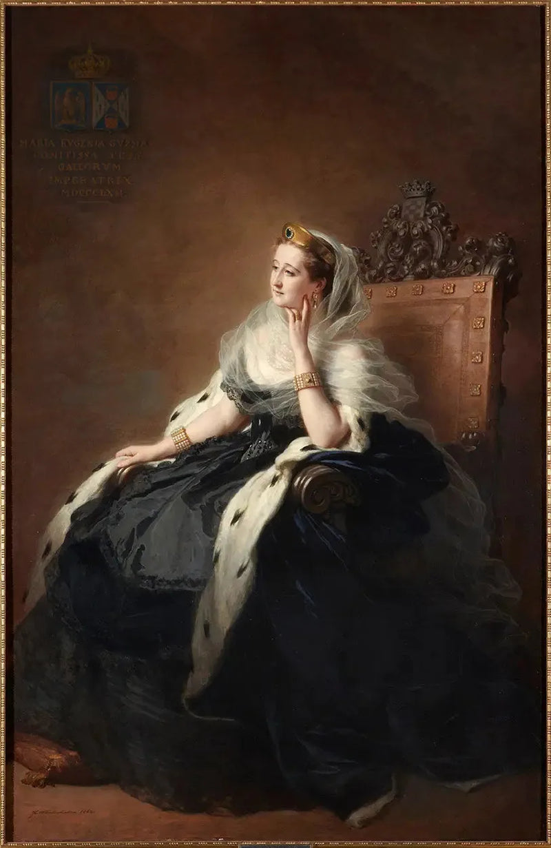 Die Kaiserin Eugénie in Hofkleidung - Franz Xaver Winterhalter