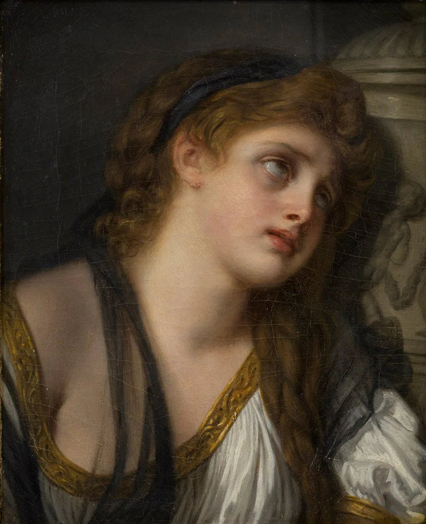 Der untröstliche - Jean-Baptiste Greuze