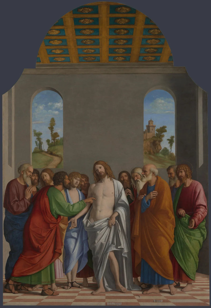 Der Unglaube des heiligen Thomas - Cima da Conegliano