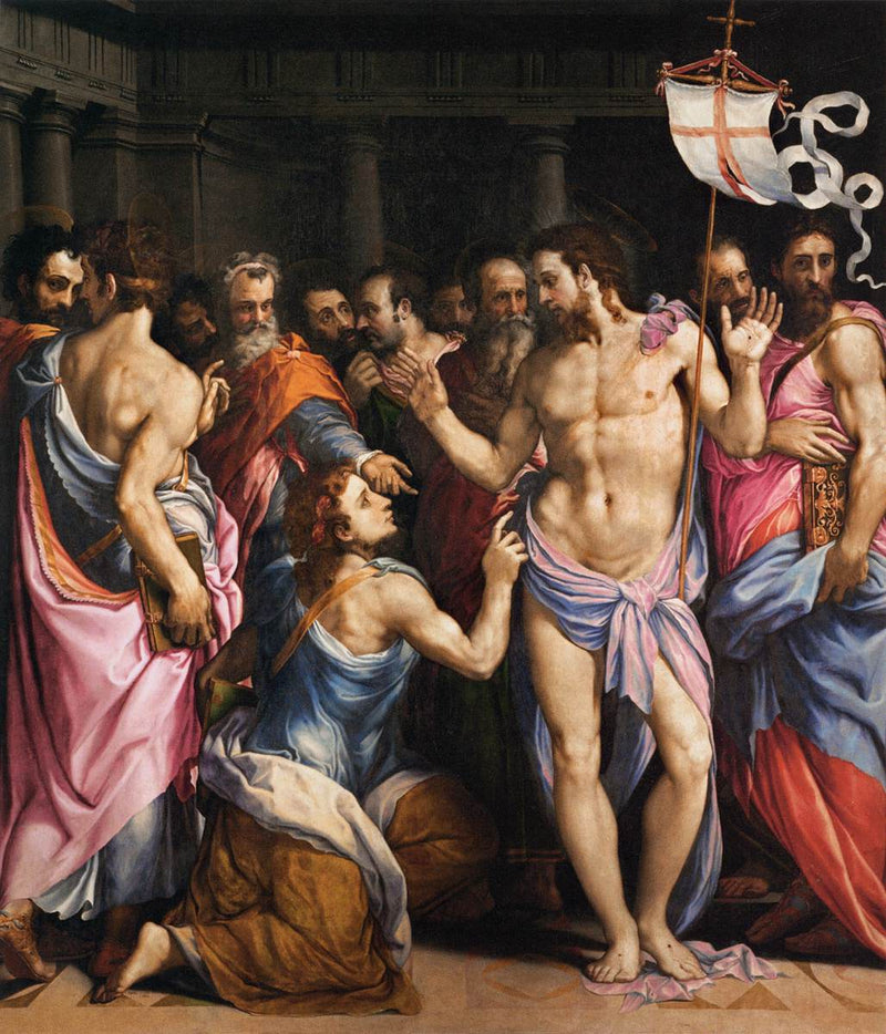Die Ungläubigkeit des heiligen Thomas - Francesco Salviati