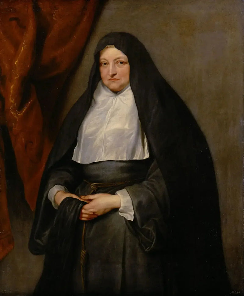 Die Prinzessin Isabelle Claire Eugénie von Österreich als Nonne - Antoine van Dyck
