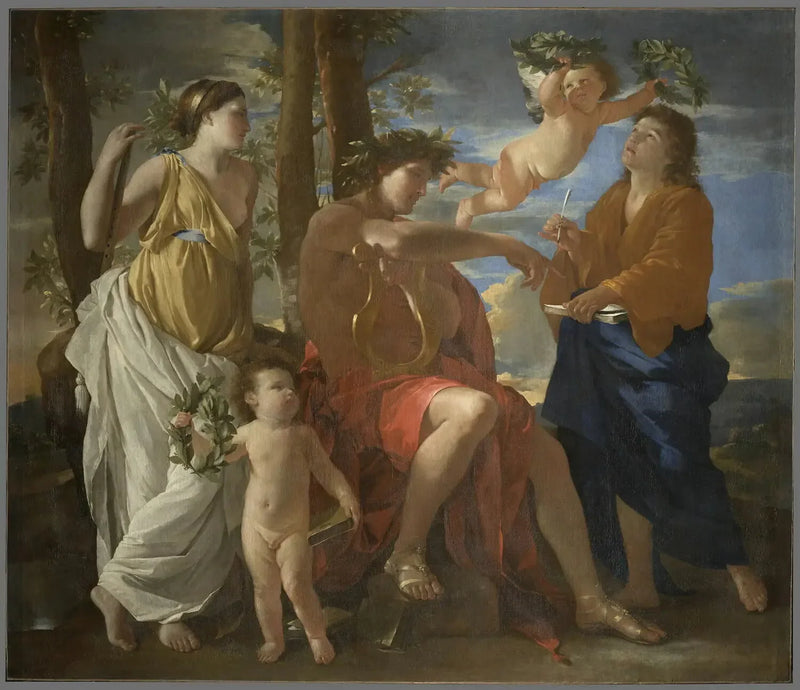 Die Inspiration des Dichters - Nicolas Poussin