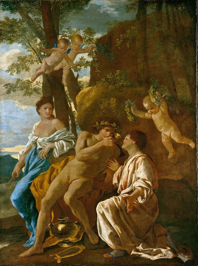 Die Inspiration des Dichters - Nicolas Poussin