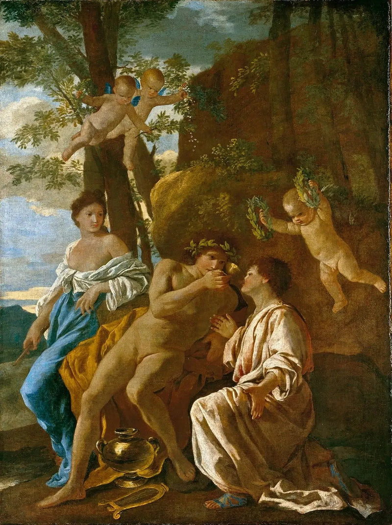 Die Inspiration des Dichters - Nicolas Poussin