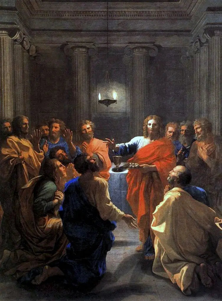 Die Institution der Eucharistie - Nicolas Poussin