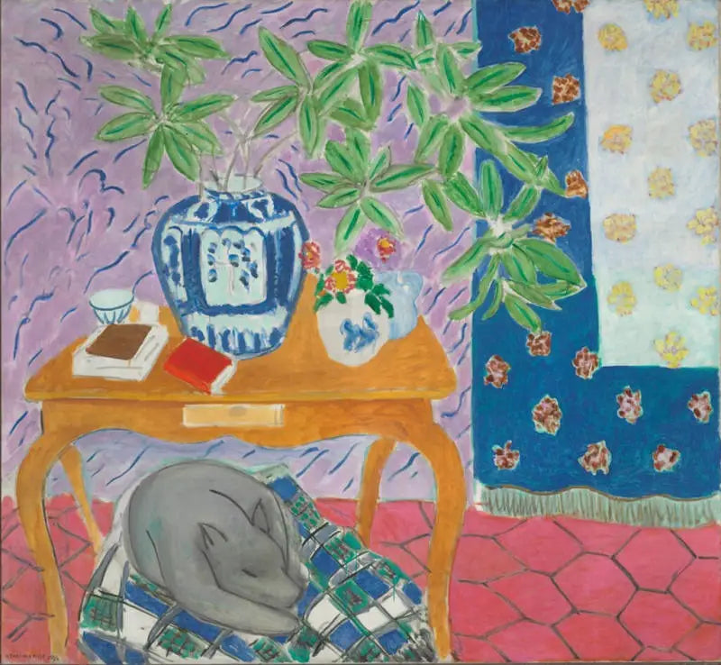 Das Innere mit Hund - Henri Matisse