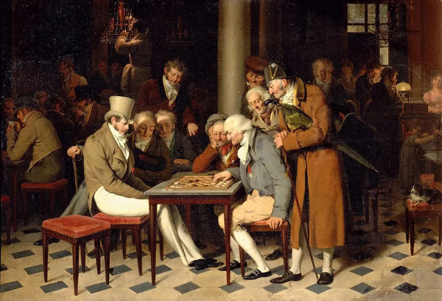 Das Innere eines Cafés - Louis-Léopold Boilly
