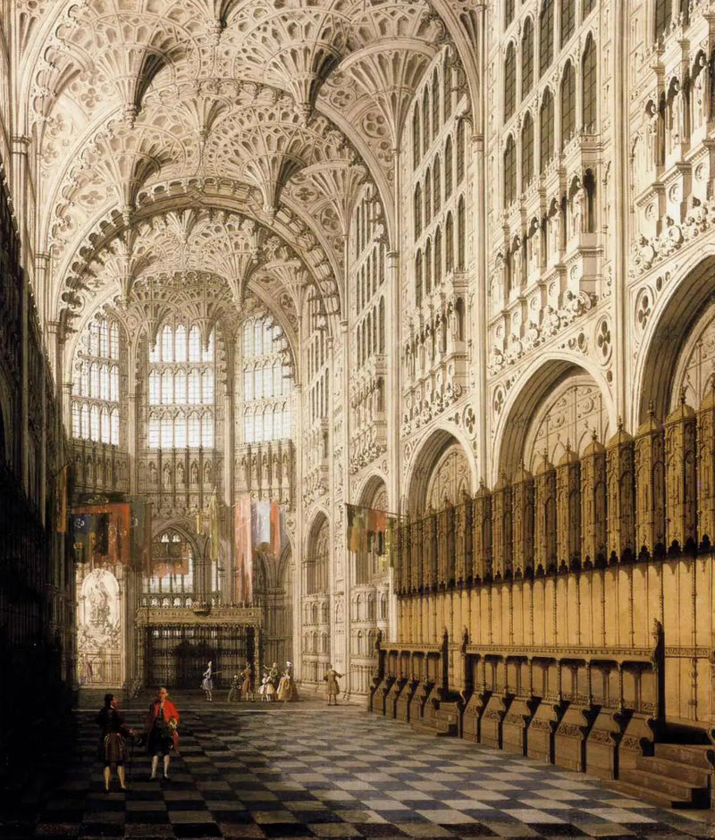 Das Innere der Kapelle von Heinrich VII. in der Westminster-Abtei