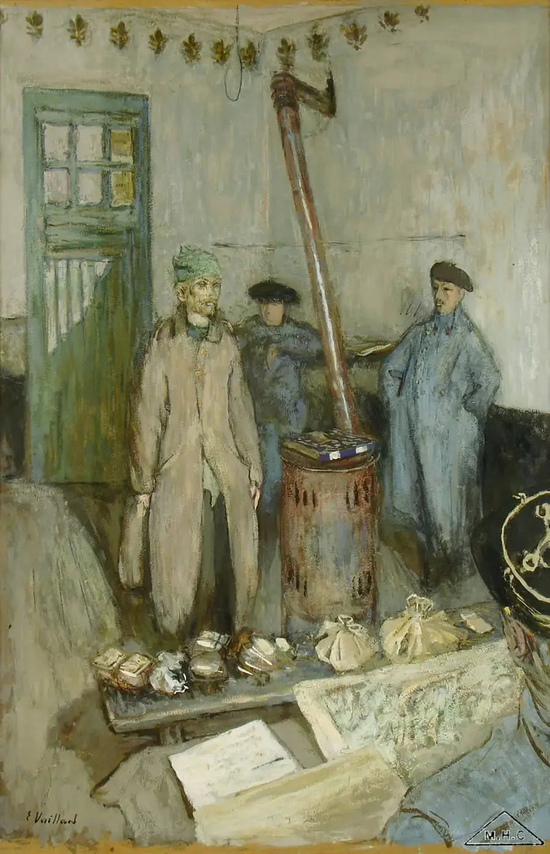 Das Verhör des Gefangenen - Édouard Vuillard