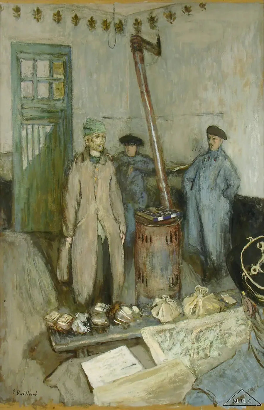 Das Verhör des Gefangenen - Édouard Vuillard
