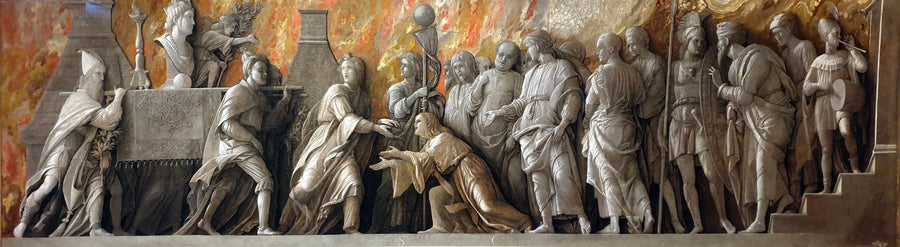 Die Einführung des Kults der Kybele in Rom - Andrea Mantegna
