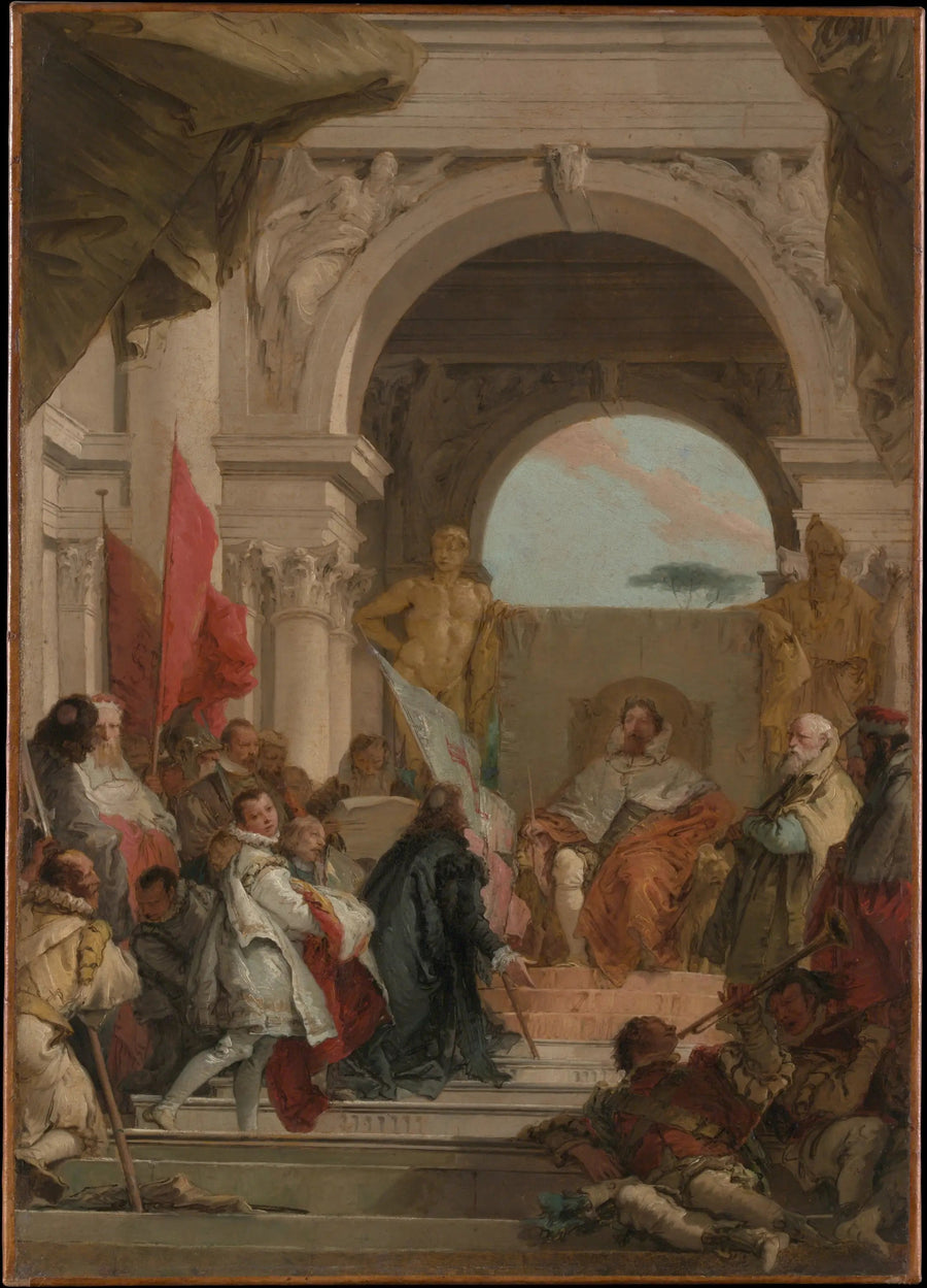 Die Amtseinführung des Bischofs Harold als Herzog von Franken - Giovanni Battista Tiepolo