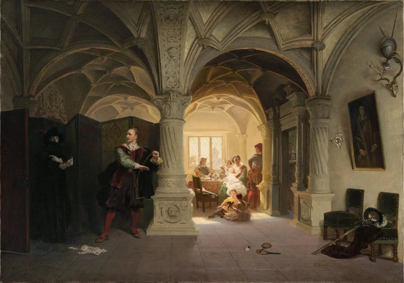 Die Beschwörung - Emanuel Leutze