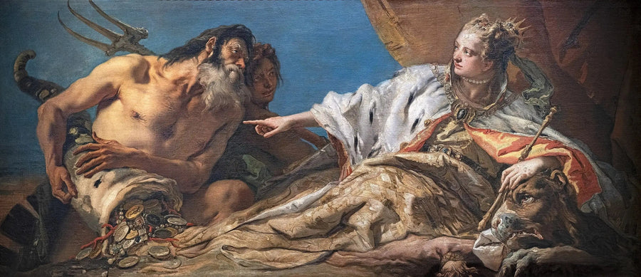 Die Opfergabe, die Neptun in Venedig darbringt - Giovanni Battista Tiepolo