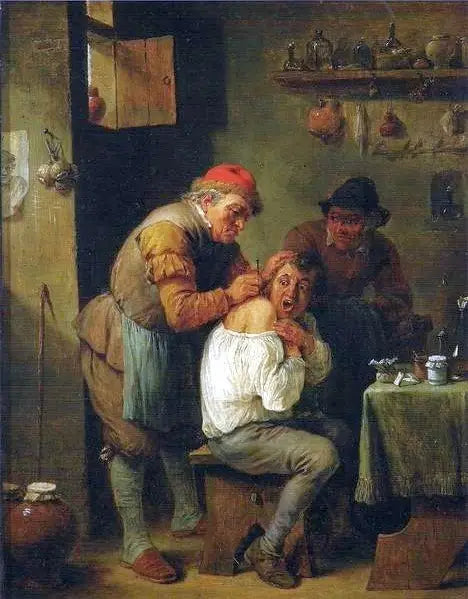 Die Operation. - David Teniers der Jüngere