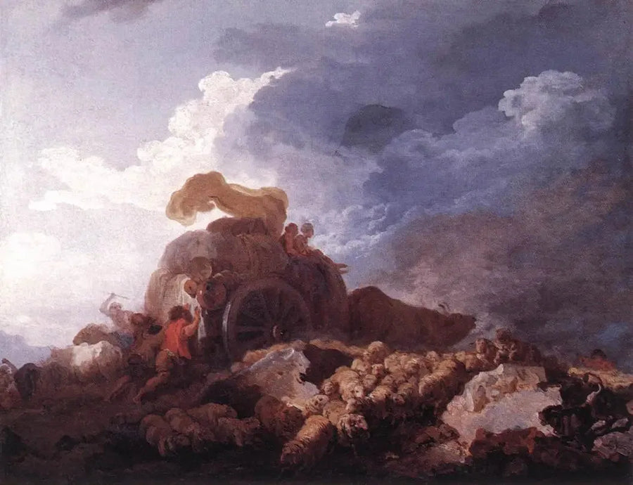 Das Gewitter - Jean-Honoré Fragonard