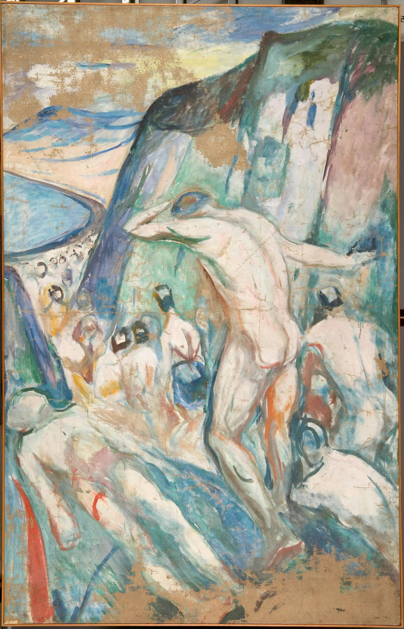 Der Sturm : rechter Teil - Edvard Munch