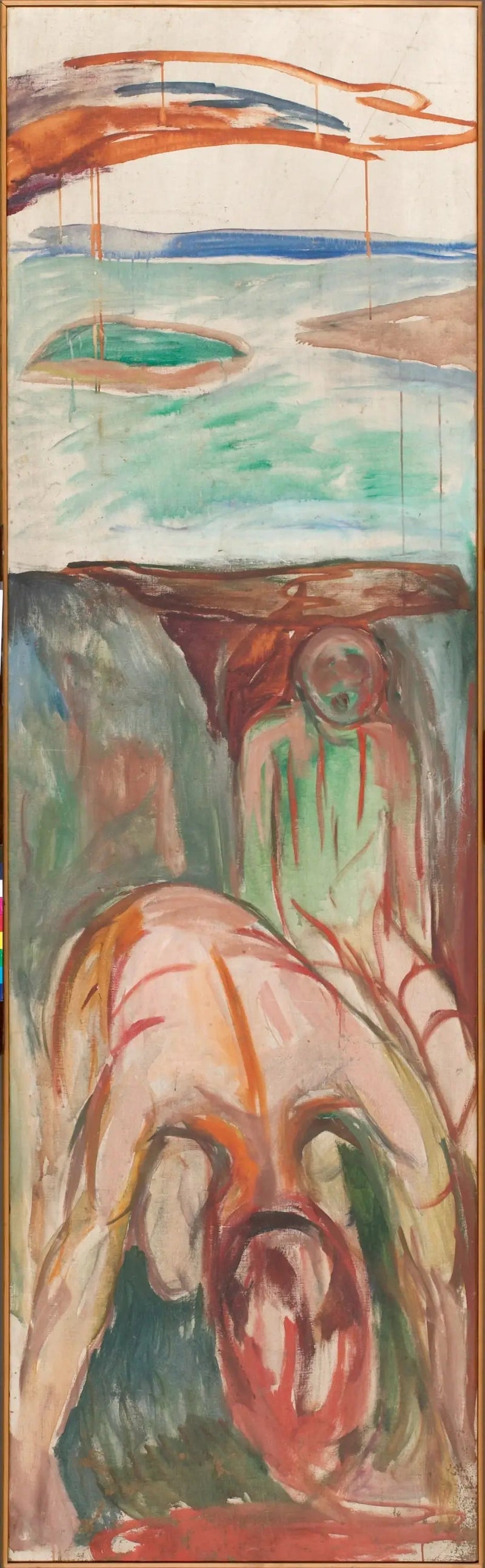 Der Sturm: rechte Mittelpartie - Edvard Munch