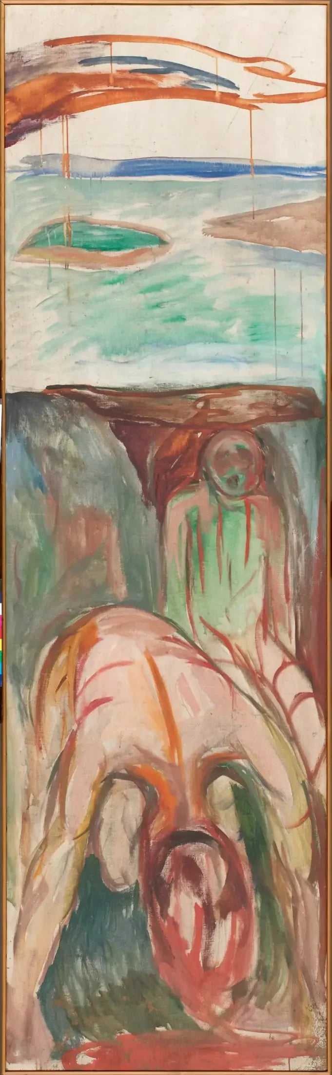Der Sturm: rechte Mittelpartie - Edvard Munch