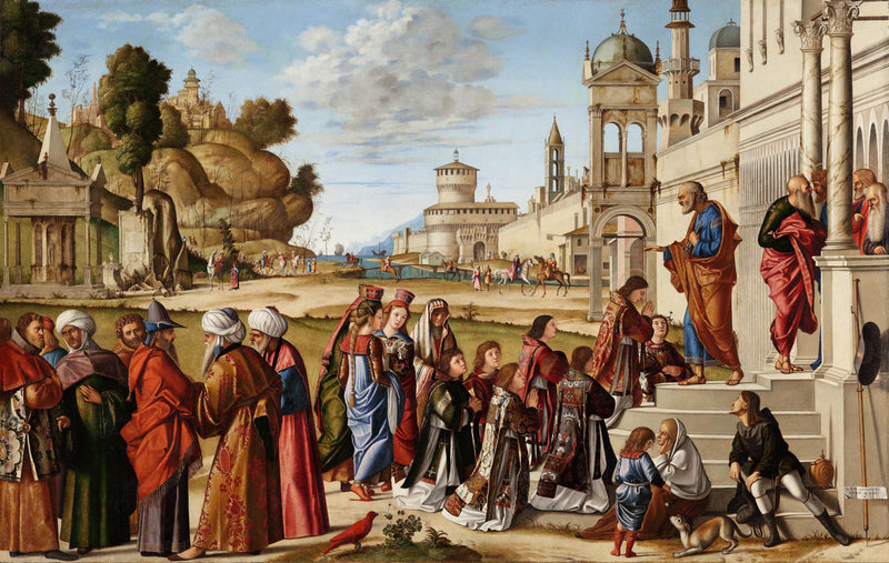 Die Weihe des heiligen Stephanus - Vittore Carpaccio