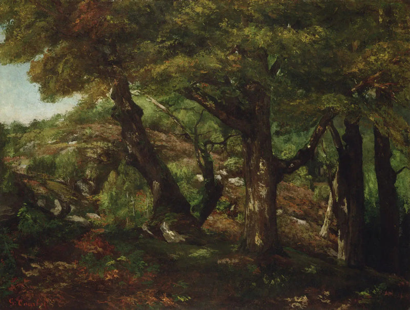 Der Waldrand - Gustave Courbet