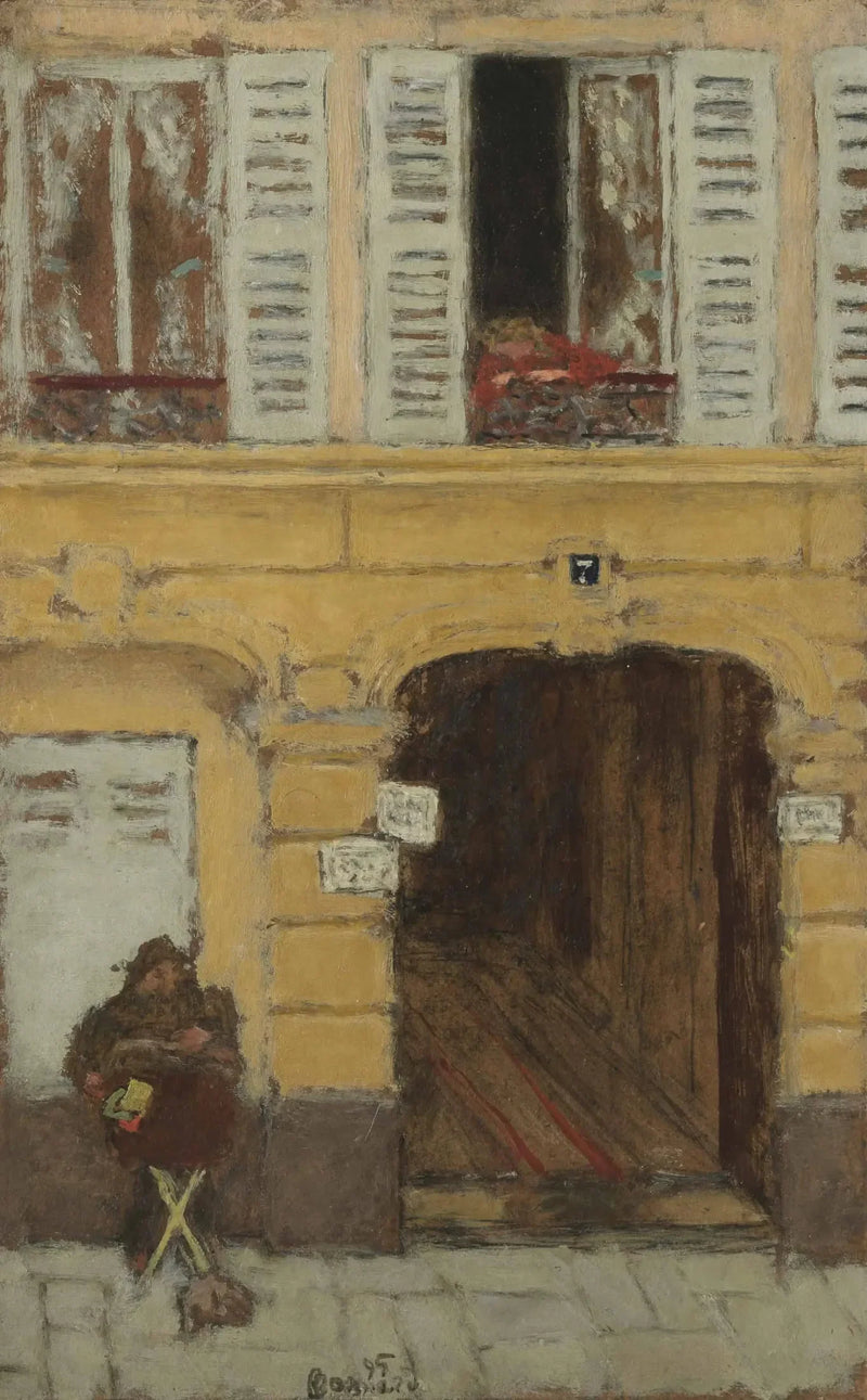 Die Drehorgel - Pierre Bonnard
