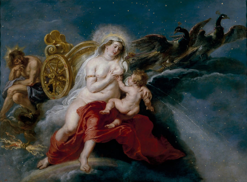 Der Ursprung der Milchstraße - Peter Paul Rubens