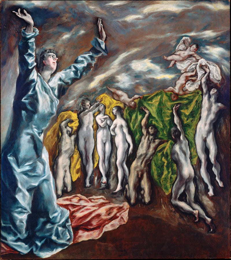 Die Öffnung des fünften Siegels - El Greco