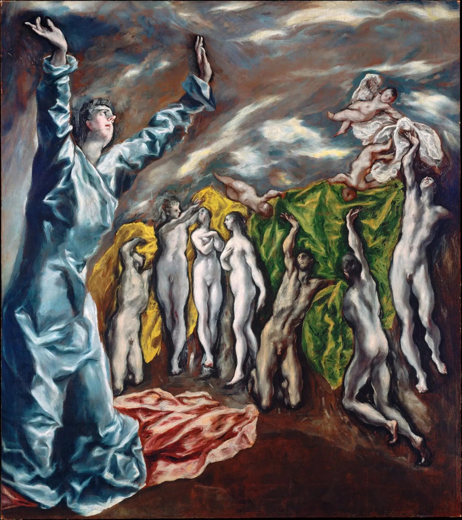 Die Öffnung des fünften Siegels - El Greco