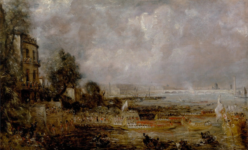 Die Eröffnung der Waterloo-Brücke - John Constable