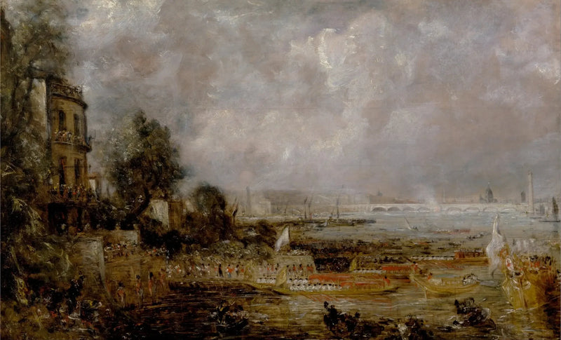 Die Eröffnung der Waterloo-Brücke - John Constable