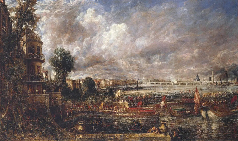 Die Eröffnung der Waterloo-Brücke - John Constable