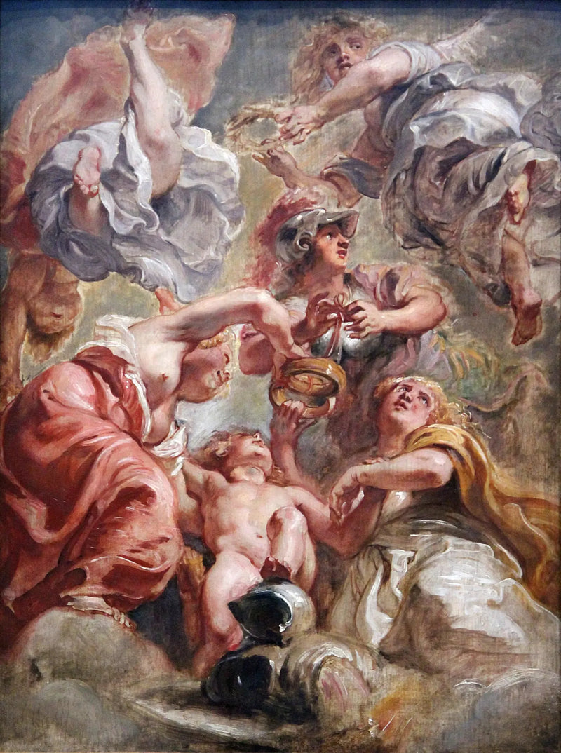 Die Vereinigung von England und Schottland - Peter Paul Rubens