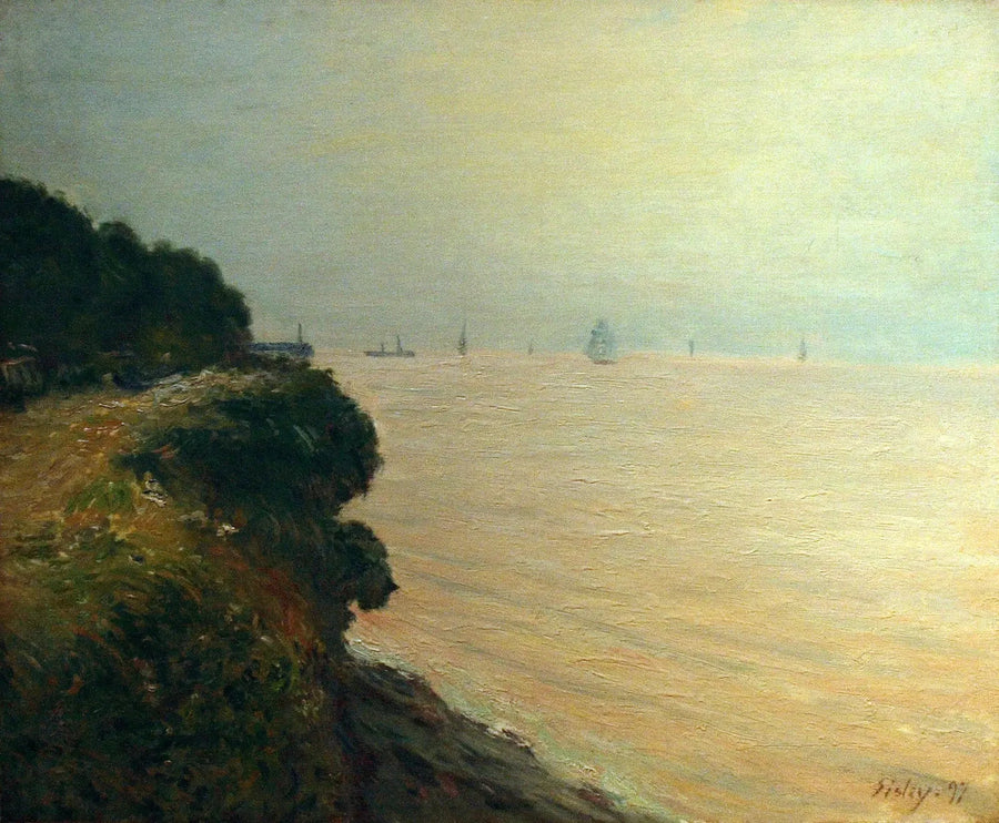 Die Bucht von Langland - Alfred Sisley