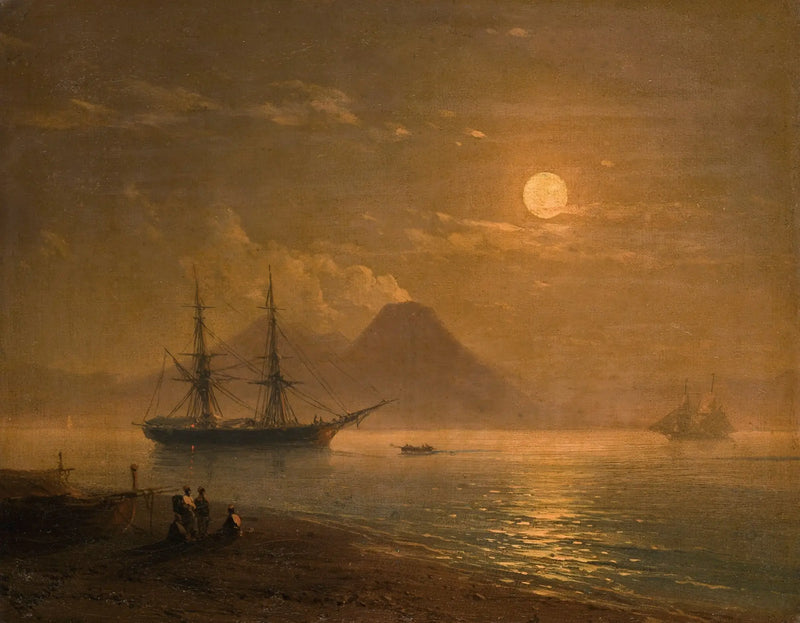 Die Bucht von Neapel. - Ivan Aïvazovski