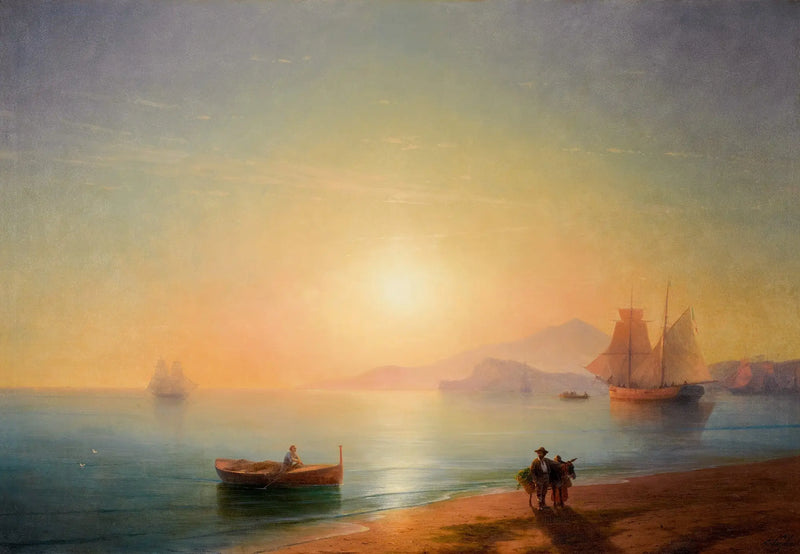 Die Bucht von Neapel - Ivan Aïvazovski