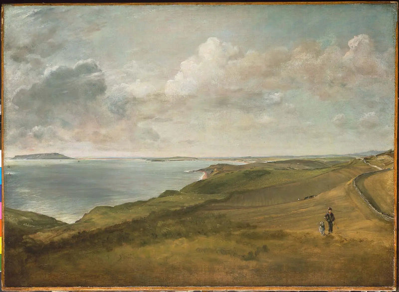 Die Bucht von Weymouth vom Downs über Osmington Mills - John Constable