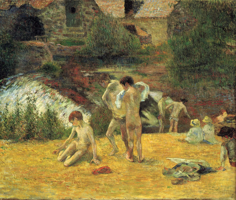 Das Baden an der Mühle von Bois D'Amour - Paul Gauguin