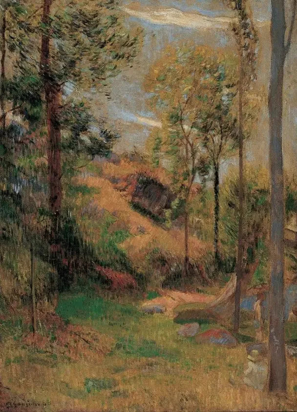 Das Baden vor dem Hafen von Pont-Aven - Paul Gauguin