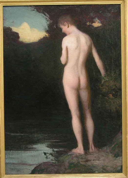 Die Badende - Frank Weston Benson