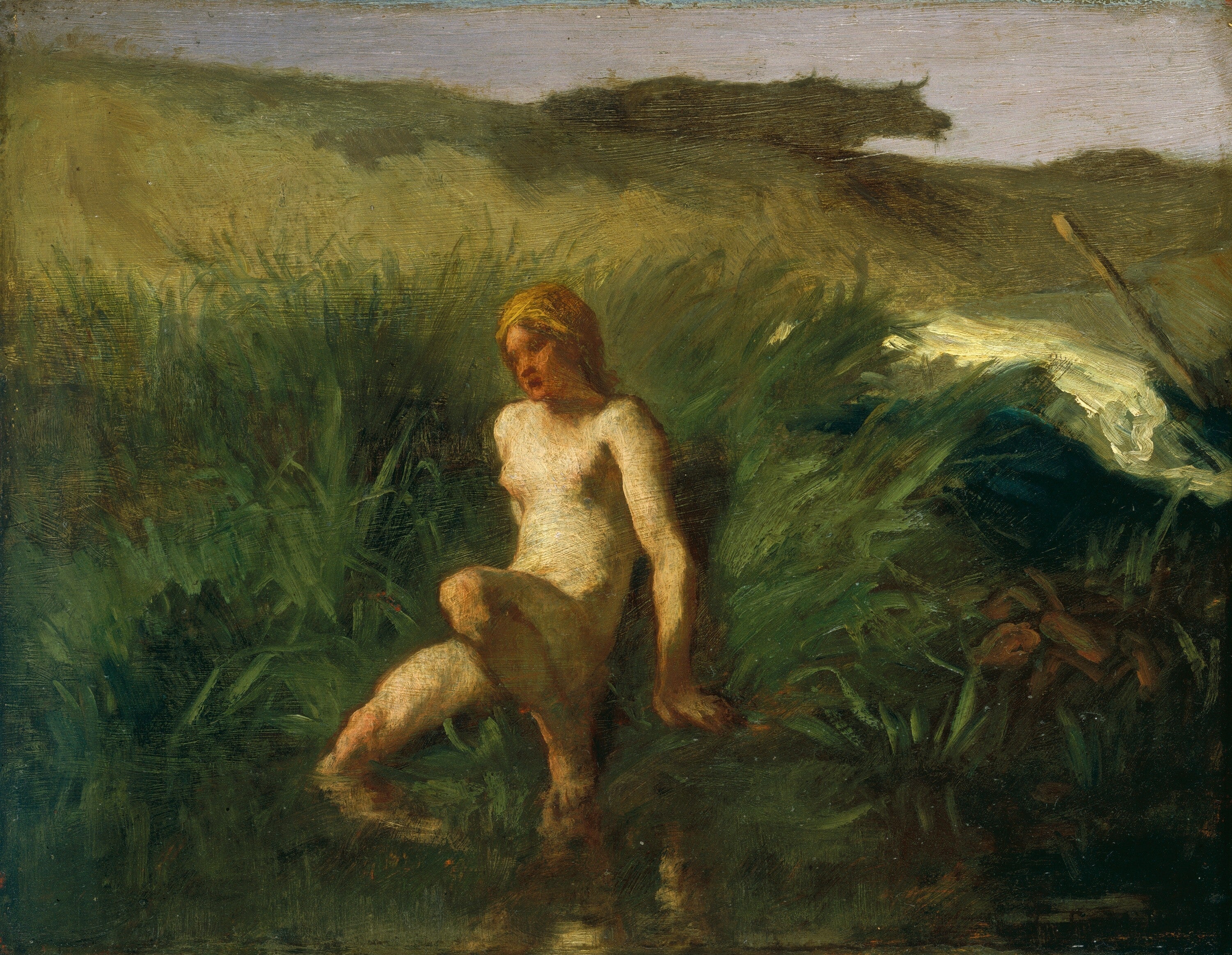 Die Badende - Jean-François Millet
