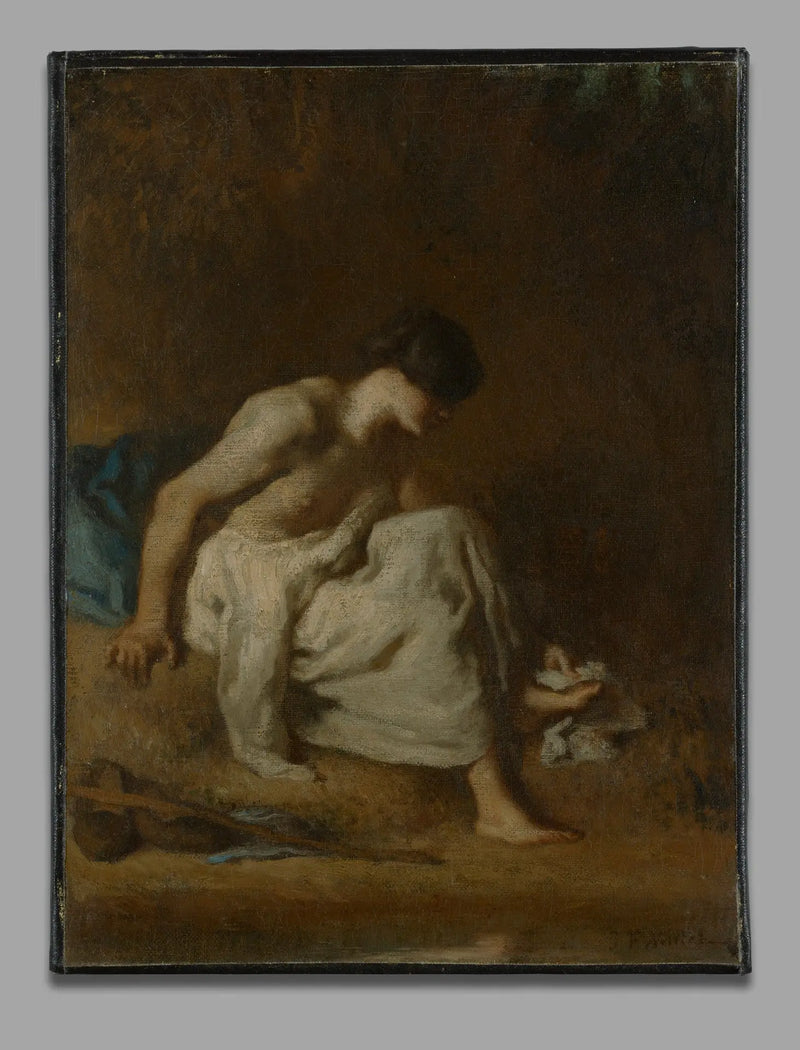 Die Badende - Jean-François Millet