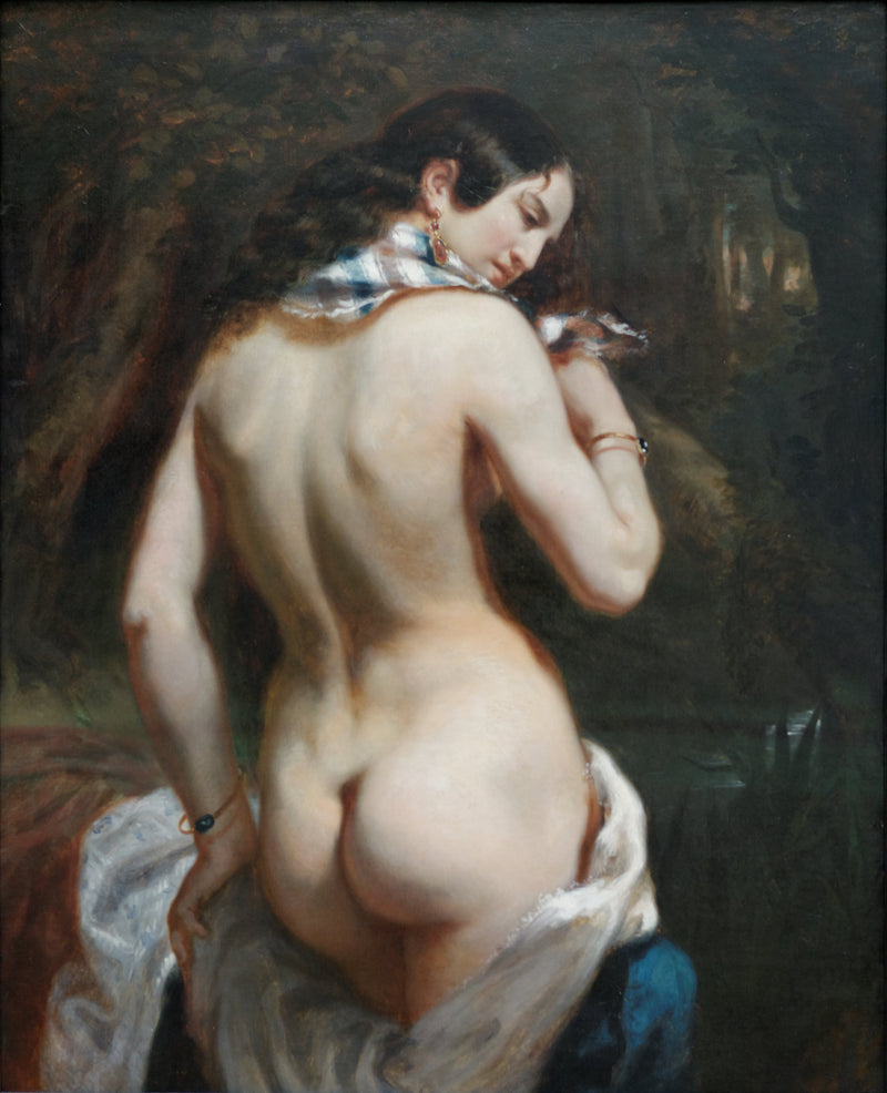 Die Badende (Rückansicht) - Théodore Chassériau