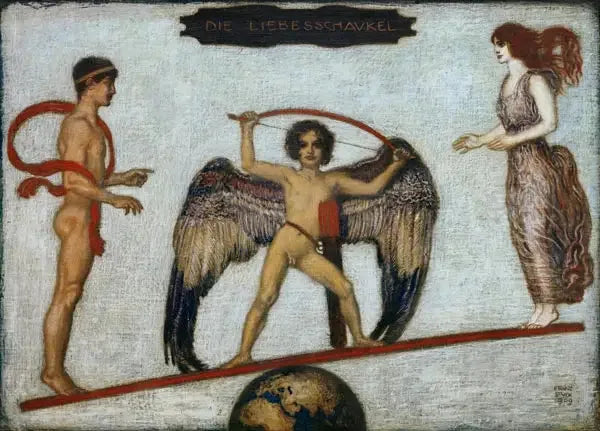Die Schaukel der Liebe - Franz von Stuck