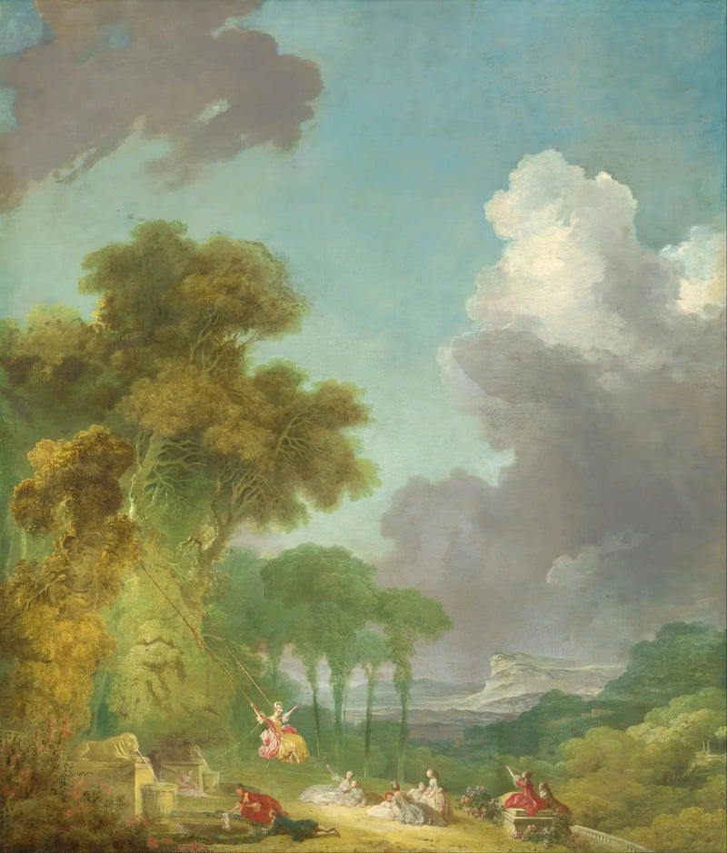 Die Schaukel - Jean-Honoré Fragonard