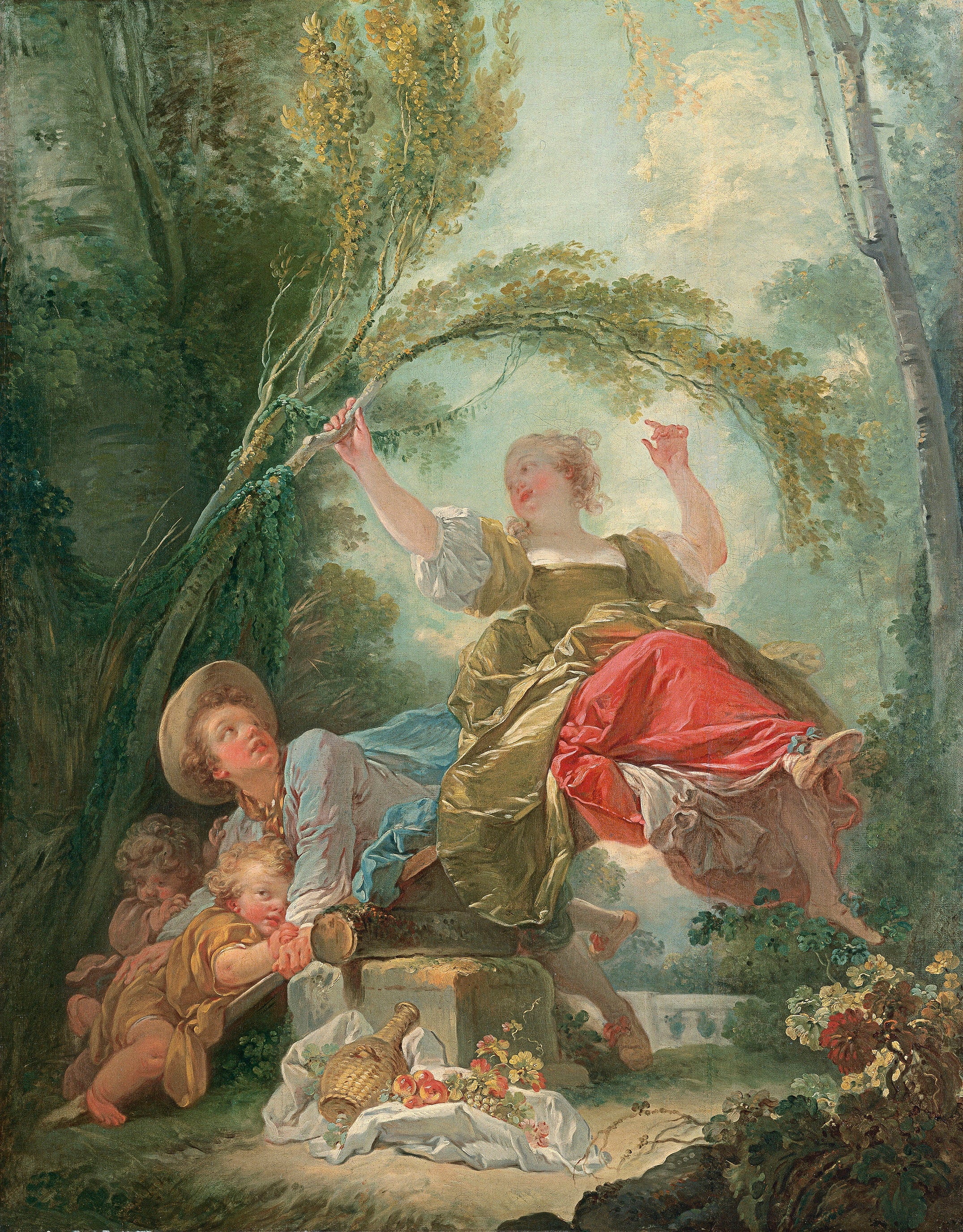 Die Schaukel - Jean-Honoré Fragonard