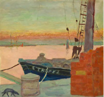 Die Barke "St Tropez" im Hafen von Cannes - Pierre Bonnard