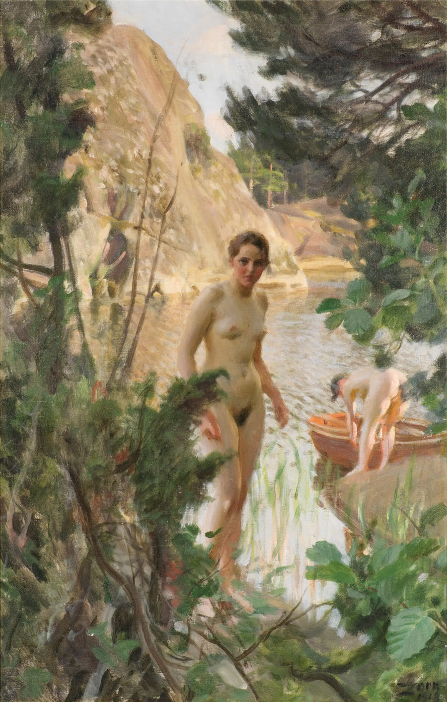 Die Barkasse - Anders Zorn
